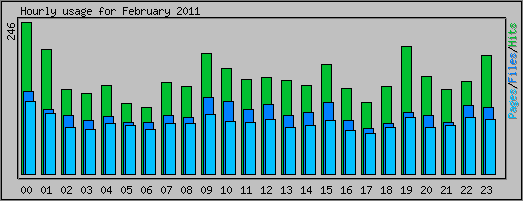 Hourly usage