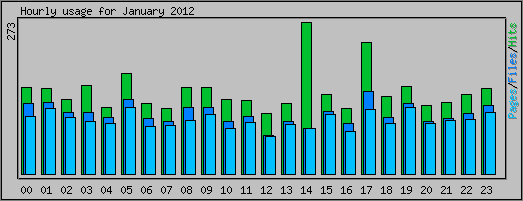 Hourly usage