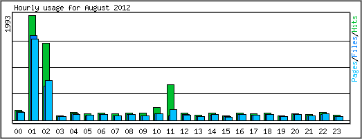 Hourly usage
