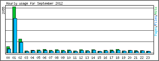Hourly usage