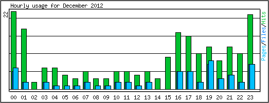 Hourly usage