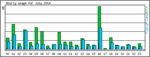Hourly usage
