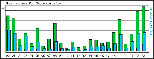 Hourly usage