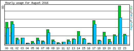Hourly usage