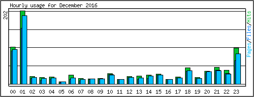 Hourly usage